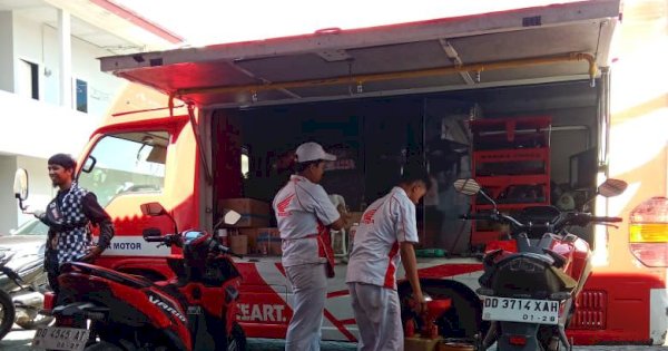 Bentuk Support Juku Eja, Asmo Sulsel Servis Gratis Motor Pemain dan Ofisial Klub PSM