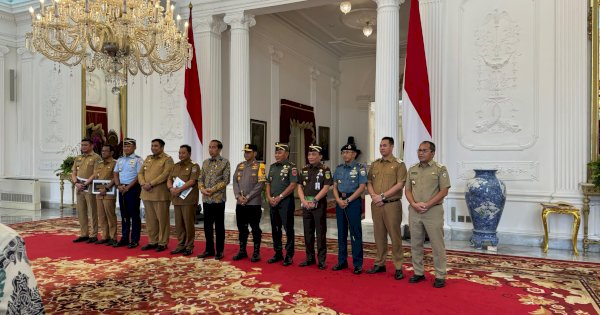Bertemu di Istana, Berikut 4 Poin Pertemuan Jokowi, Danny Pomanto dan Pj Gubernur Sulsel