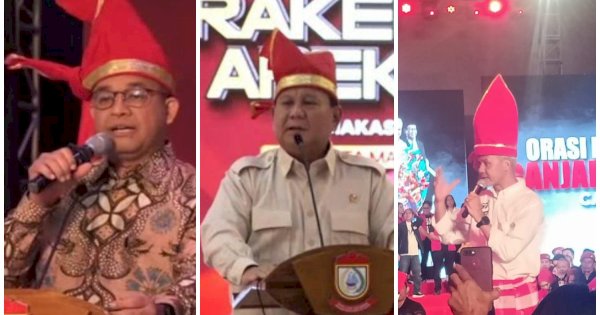 Khas Dikenakan Paslon Capres saat ke Kota Daeng, ini Makna Passapo dan Patandro