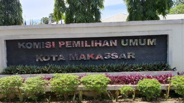 Kantor KPU Makassar. Foto: harian.news/sinta