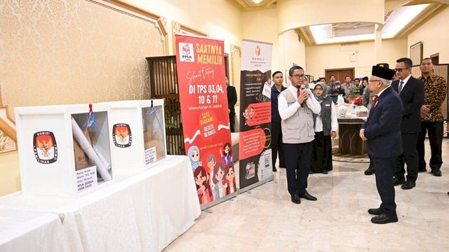 Wakil Presiden Ma'ruf Amin meninjau PPLN Jeddah. Foto: BPMI Setwapres