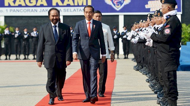 Presiden Jokowi dan Surya Paloh. Foto: ist