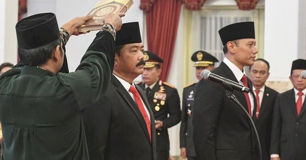 AHY Dilantik Jadi Menteri ATR/BPN