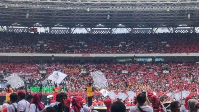 suasana kampanye akbar Ganjar-Mahfud di GBK. Foto: dok detik