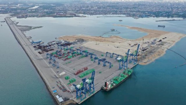 View Makassar New Port (MNP). Foto: dok tempo