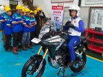 Utamakan Safety Riding, Asmo Sulsel Bagikan Teknik Pengereman Sepeda Motor