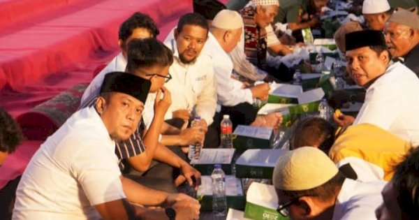 Bentuk Support, KadiskopUKM Makassar Hadir Bersama Jajaran di Buka Puasa Terpanjang