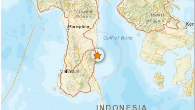 Kabupaten Bone Diguncang Gempa Bumi Berkekuatan 3,6 Magnitudo, BMKG: Tetap Waspada!