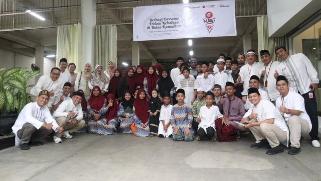 Pizza HUT Indonesia Buka Puasa Bersama Puluhan Anak Panti Asuhan di Makassar