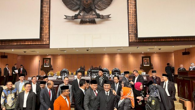 Suasana usai sidang paripurna DPD RI, Selasa (5/3/2024). Foto: ist