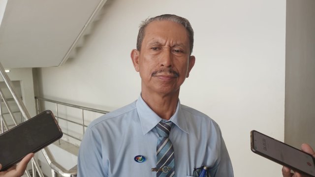 Ketua Panitia Seleksi (Pansel) Pilrek UNM Prof Hamsu Gani. Foto: HN/Sinta