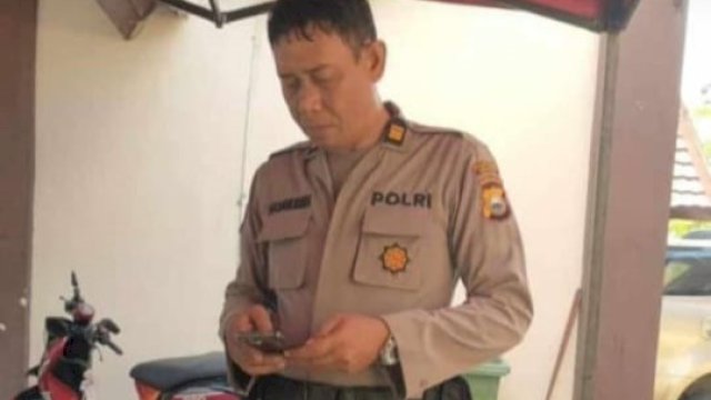 Kanit Intelkam Polsekta Rappocini, AKP Hasanuddin yang akrab disapa Dg Ngitung. Foto: ist
