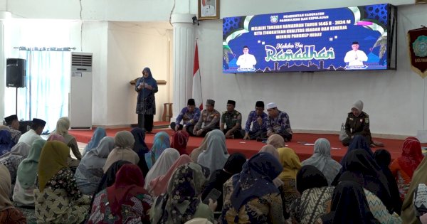 Digelar di Pekan Pertama, Ratusan ASN Pangkep Antusias Ikuti Tausiyah Ramadan