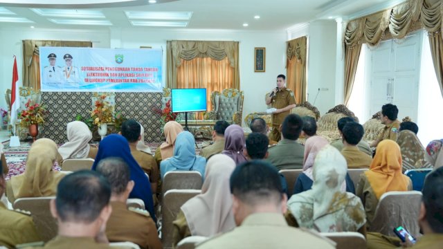 Sosialisasi penerapan tanda tangan elektronik. Foto: dok