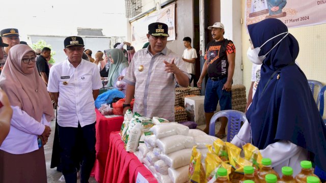 Gerakan Pangan Murah (GPM) di Bone. Foto: dok