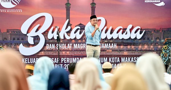 Dirangkaikan Santunan Anak Yatim, Perumda Air Minum Makassar Gelar Buka Puasa Bersama