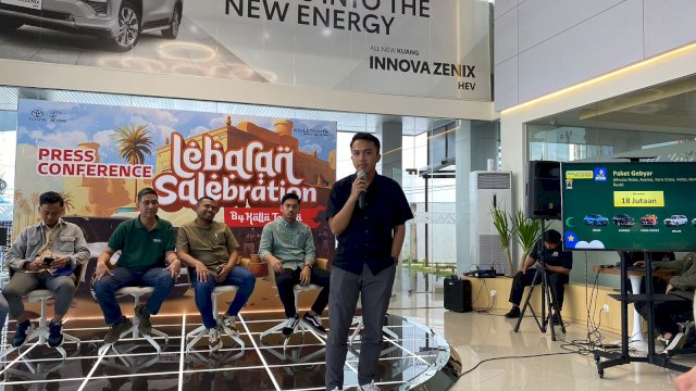 KALLA TOYOTA. Selama puasa menjelang lebaran, Kalla Toyota menghadirkan benyak kemudahan untuk pelanggan. (Foto: Gita/HN)