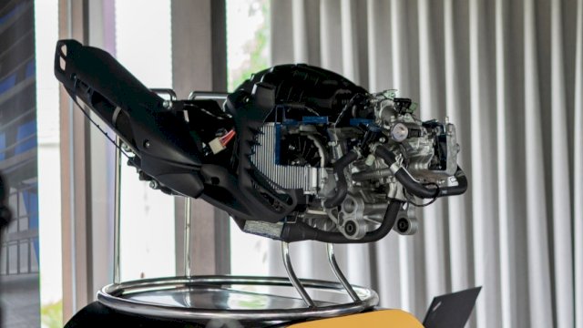 YAMAHA. LAXi LX 155 melakukan peningkatan kapaitas yang lebih canggigh. (Foto: Humas SJAM)