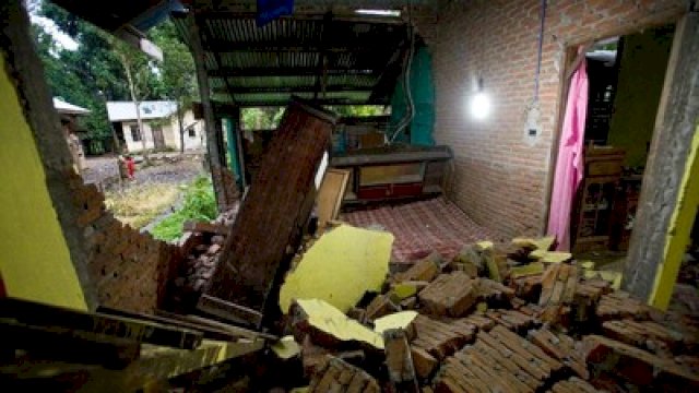 Penampakan dampak gempa Garut. Foto: ist