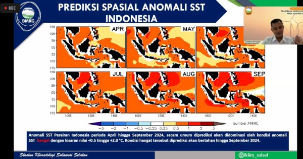 BMKG Prediksi Musim Kemarau di Sulsel Terjadi Pada April hingga Juni 2024