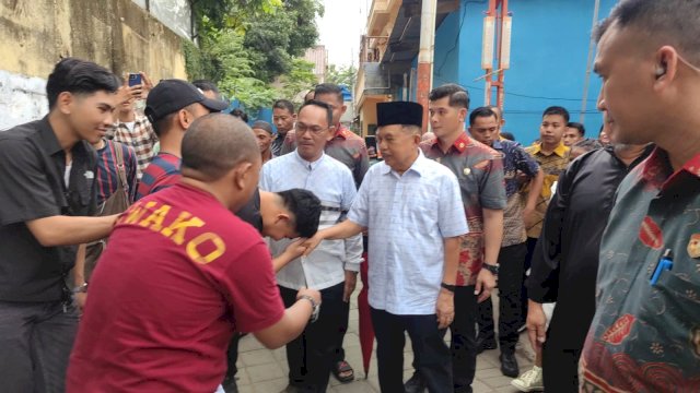 JK ke Makassar Silaturahmi, Ajak Warga Makmurkan Masjid Walau Ramadan Usai