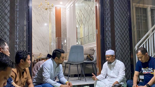 Zulham Silaturahmi ke Andi Sudirman, Minta Restu Bertarung di Takalar