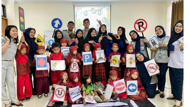 Dishub Tanamkan Edukasi Sadar Lalulintas Usia Dini
