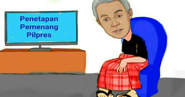 Ganjar Pranowo Absen di Acara Penetapan Pemenang Pilpres 2024 di Jakarta