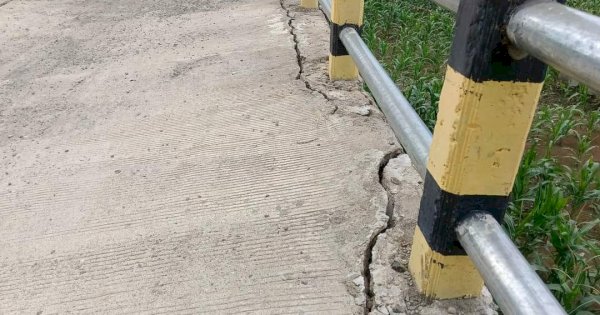 Soal Kerusakan Jembatan Gantung Bontomanai, Pj Bupati Jeneponto Serahkan Sepenuhnya ke Dinas PU