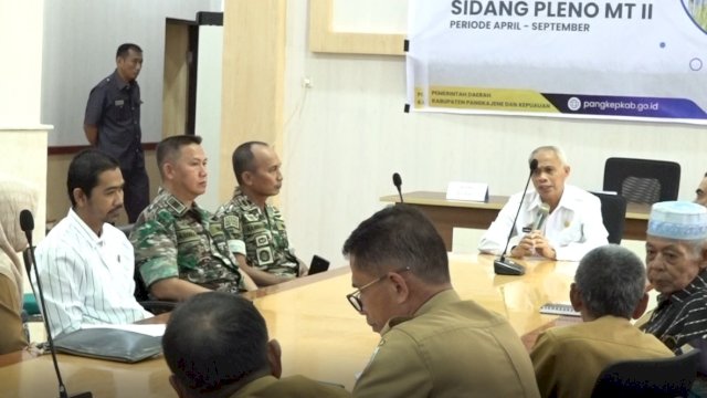 Sidang Pleno II, persiapan musim tanam II. Foto: dok