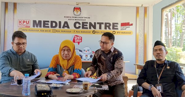 KPU Makassar Umumkan Pendaftaran PKK Pilwalkot Makassar Mulai Dibuka