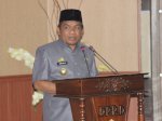 Rapat Paripurna DPRD, Pj Bupati Junaedi Serahkan LKPJ Pemda Jeneponto 2023