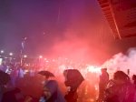 Pawai Obor Makassar Diguyur Hujan, Warga Tetap Antusias hingga Finish