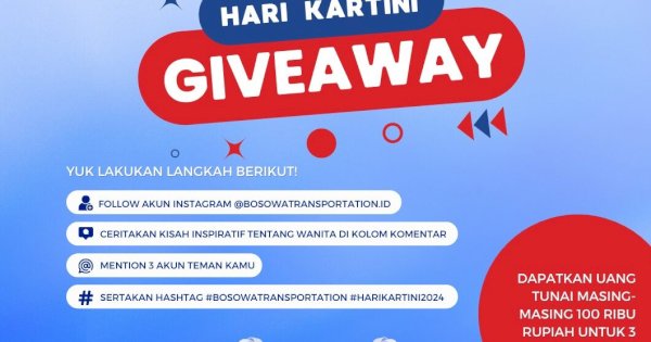 Bosowa Transportation Hadirkan Segudang Giveaway untuk Pelanggan, Cek Instagram Sekarang!