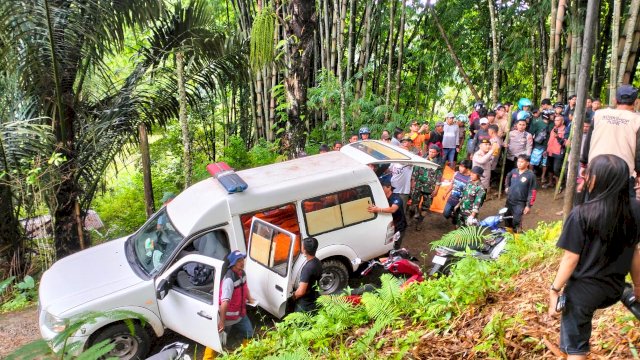 Longsor di tanah Toraja Sulsel. (Foto: Pemprov Sulsel)
