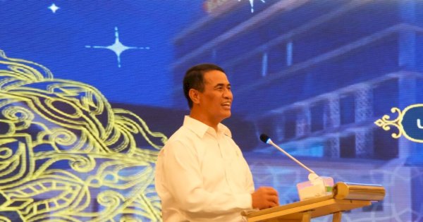 Hadiri Halalbihalal Unhas, Mentan Amran Sampaikan Strategi Indonesia Jadi Lumbung Pangan Dunia