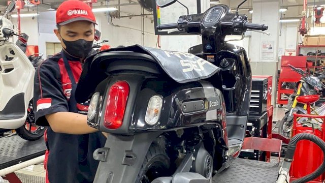 service motor di Suraco Jaya Abadi Motor. (Foto: Humas SJAM)