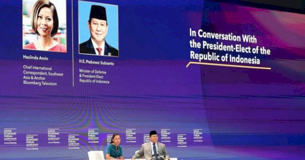 Jadi Pembicara di Qatar, Prabowo Ditanya Kenapa Ngebet Jadi Presiden