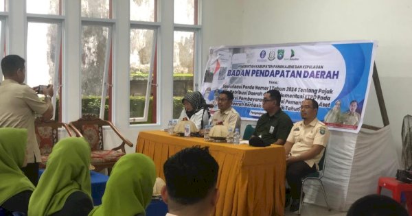 Sosialisasi Perda 2024, Bapenda Pangkep Mudahkan Pembayaran Retribusi Aset Daerah