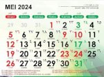Tanggal Penting Mei 2024, ada Libur Nasional dan Cuti Bersama