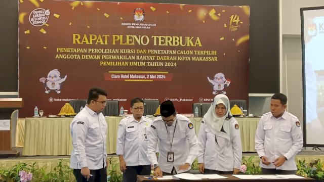 Resmi Ditetapkan, Berikut Daftar 50 Nama Anggota DPRD Makassar yang Baru