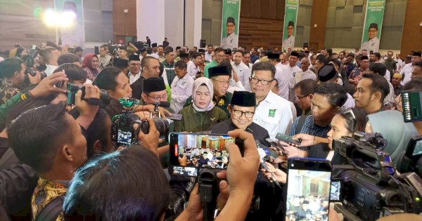 Bertandang ke Makassar, Cak Imin Sampaikan Dukungan Presidential Club Usulan Prabowo: Positif dan Produktif