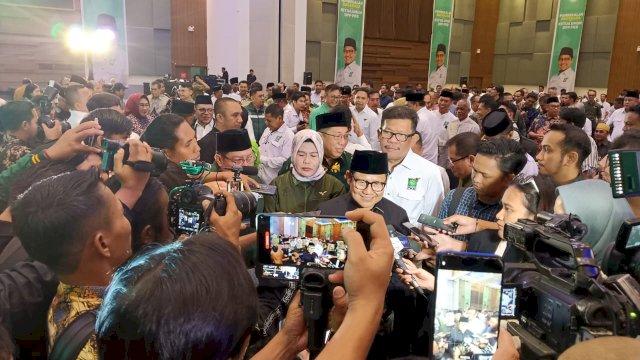 Ketua Umum Partai Kebangkitan Bangsa (PKB), Abdul Muhaimin Iskandar atau Cak Imin. (Foto: HN/Sinta)