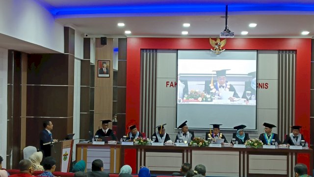 Suasana pemaparan disertasi promosi doktor Arief Rachadiono Wismansyah, (Foto: HN/Sinta)
