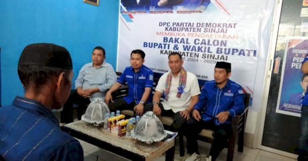 Kembalikan Formulir Cakada di Demokrat Sinjai, AMM Siap Bertarung sebagai Calon Bupati