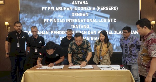 Pelindo dan Pindad Teken Kerja Sama Pengelolaan Pendistribusian Ikan