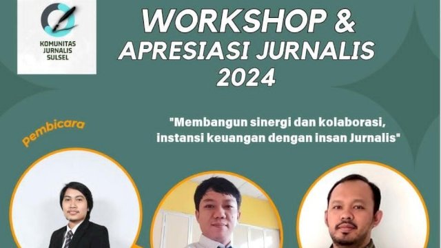 Gandeng LPS Makassar, KJS Gelar Workshop dan Apresiasi Jurnalis