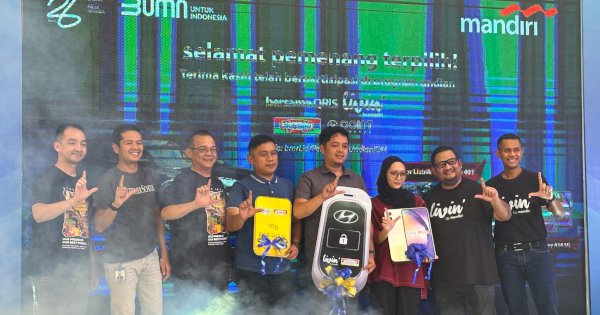 Mandiri Umumkan Pemenang Undian Transaksi QRIS Berhadiah Hyundai Ioniq 5