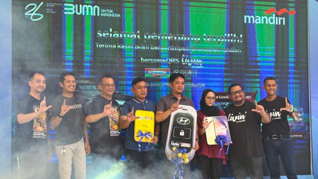 Mandiri Umumkan Pemenang Undian Transaksi QRIS Berhadiah Hyundai Ioniq 5