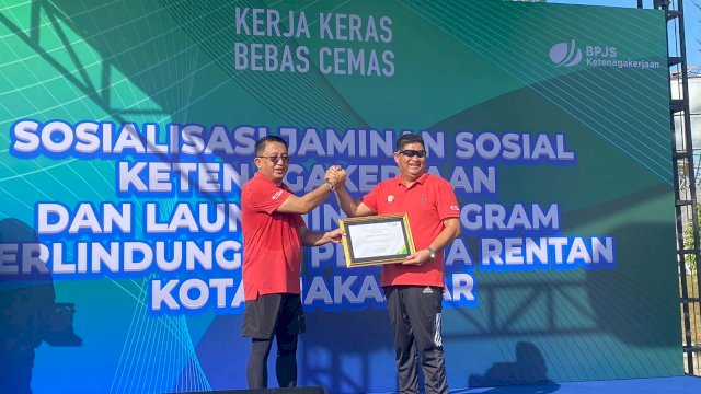 35.000 Pekerja Rentan di Makassar sudah Terlindungi BPJamsostek